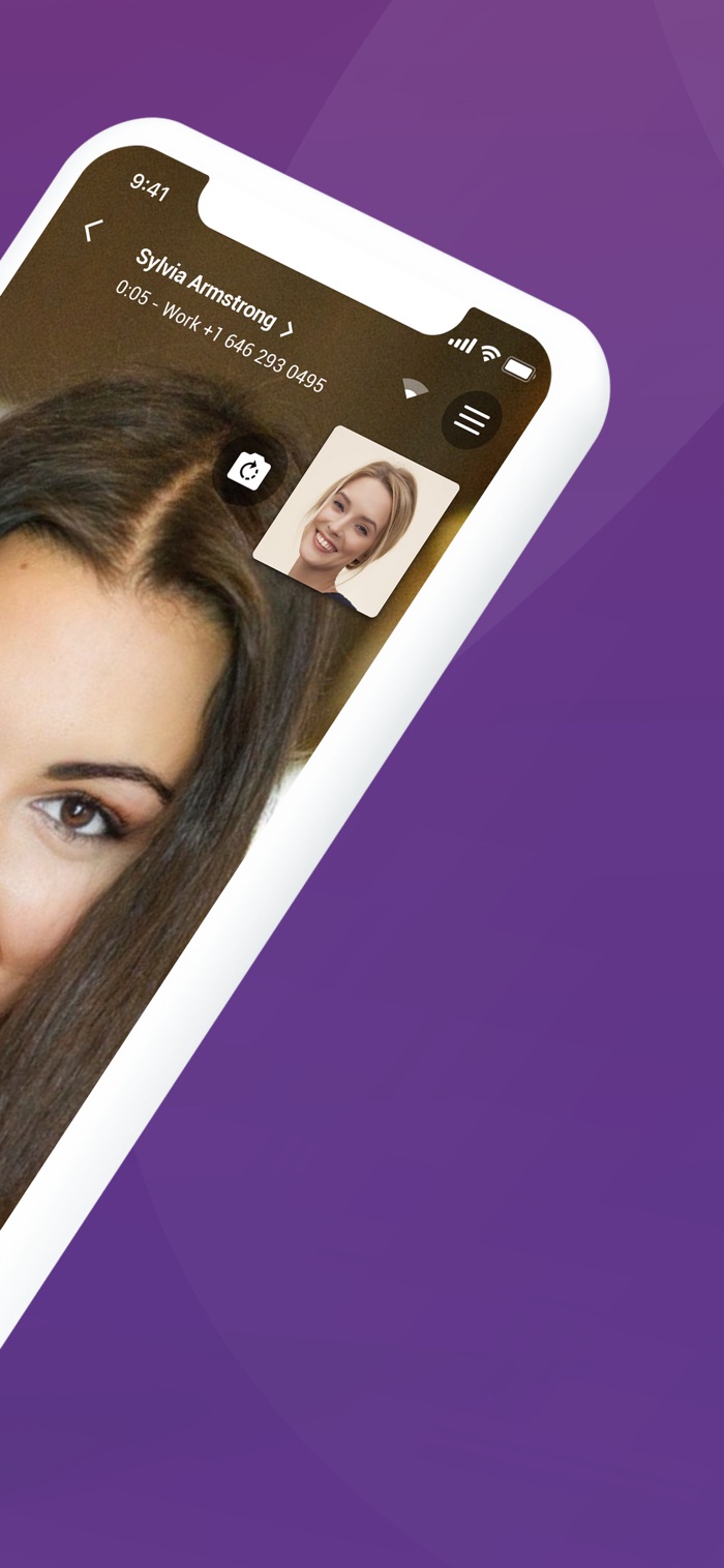 Video call in progress